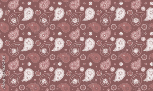 Asian contemporary pattern old. Paisley pastel a ethnic festive. Graphic vintage by flourish flowing.