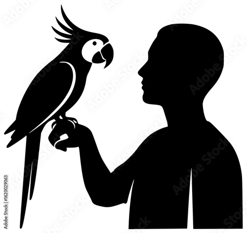 parrot perches on tree branch spreads wings to fly eats fruit sings sweet melody plays with toy snuggles with owner takes bath climbs rope looks in mirror sleeps in cozy nest with owner