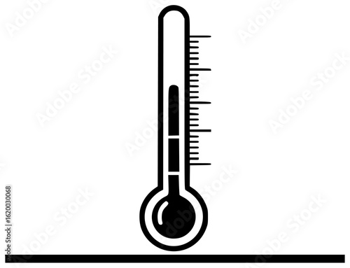 Thermometer standing on a table thermometer hanging on a wall in laboratory inserted into patients mouth stuck in ground floating in liquid attached to machine held by doctor surrounded by medical