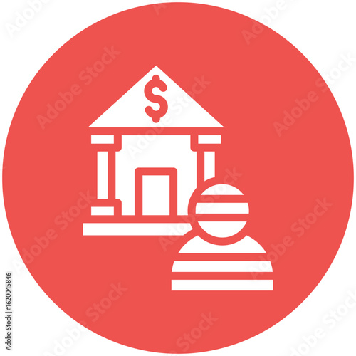 Bank Robbery Icon