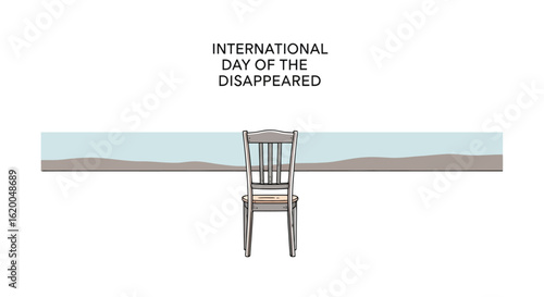 International Day of the Disappeared - Empty Chair