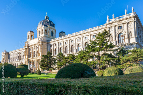 View of Museum of Natural History Vienna in Maria-Theresien-Platz, Vienna, Austria