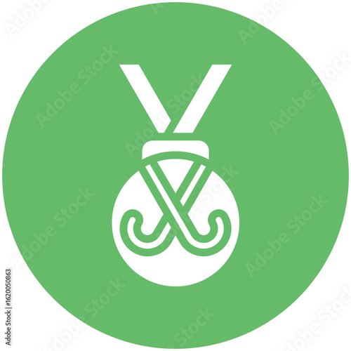 Street Hockey Medal Icon