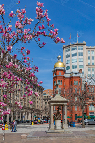 View of John Marshall Park on Pennsylvania Avenue, Washington D.C.