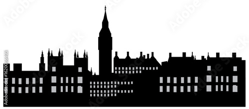 vector illustration urban city scape