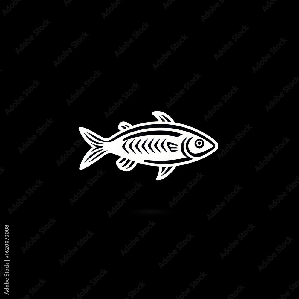 Naklejka premium Fish icon vector design.