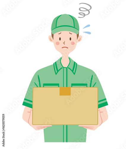 困る配達員　不在　再配達
