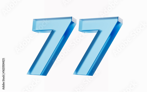 3d Glossy Blue number 77 Seventy seven isolated on white background. 3d illustration Free Download 3d Glossy Blue number 77 Seventy seven isolated on white background. 3d illustration - GFXLoad
