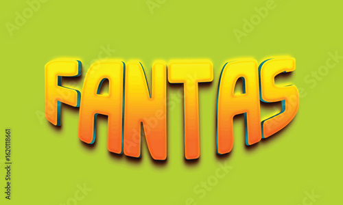 3d text effect template
