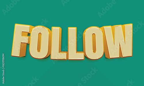 3d text effect template