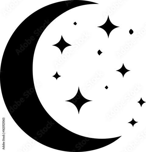 "Islamic Crescent Symbols with Arabic Calligraphy" bundle