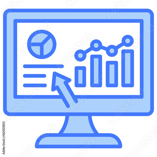 Dashboard Blue Icon