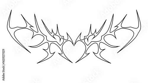 Neo tribal vector symmetrical design