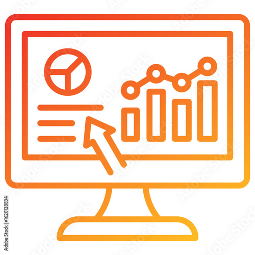 Dashboard Line Gradient Icon
