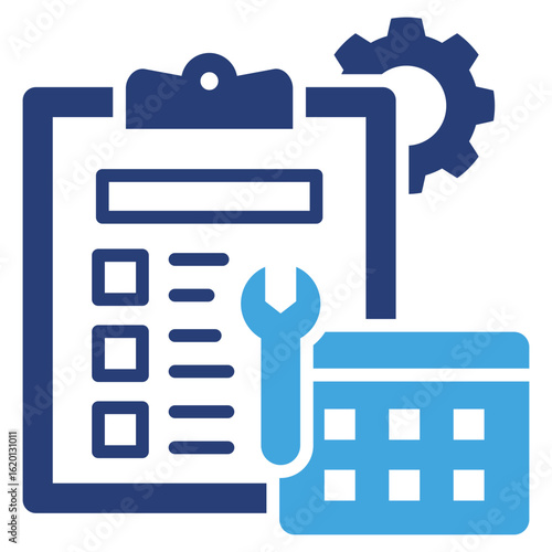 Work Order Two Color Icon