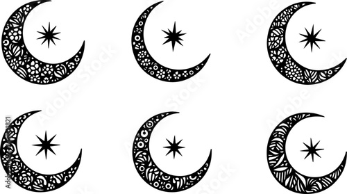 Celestial Crescent Moon Lantern Earrings"