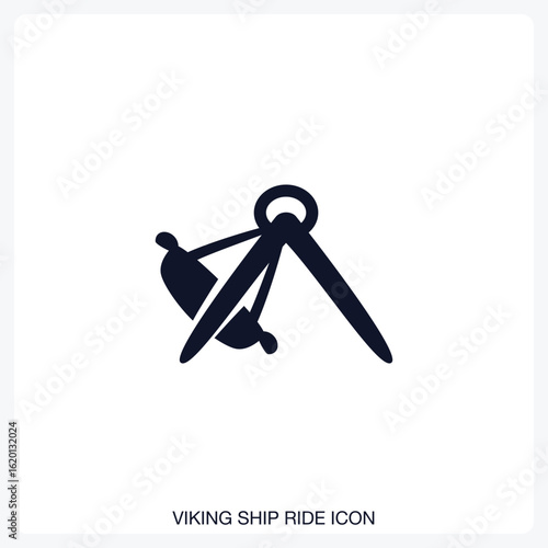 Viking Ship Ride Icon