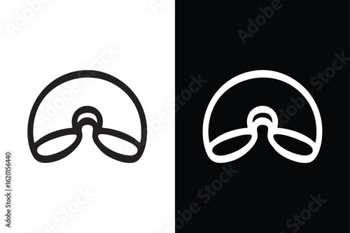 Pharynx icon vector on White Background ,Vector Art Illustration on white background.