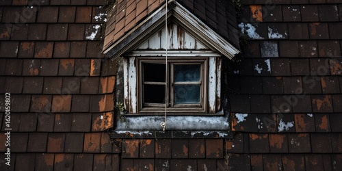 Rustic Dormer atop an Old House