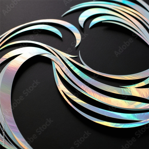 Black and white abstract background