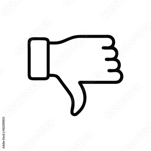 thumb down sign