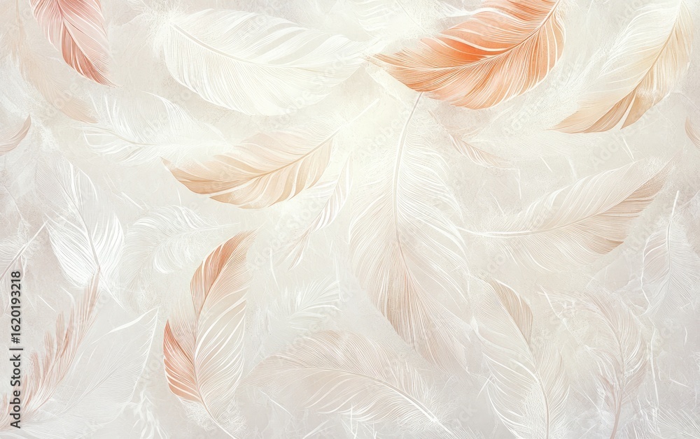 Obraz premium A colorful and soft pink feather boa with a fluffy texture