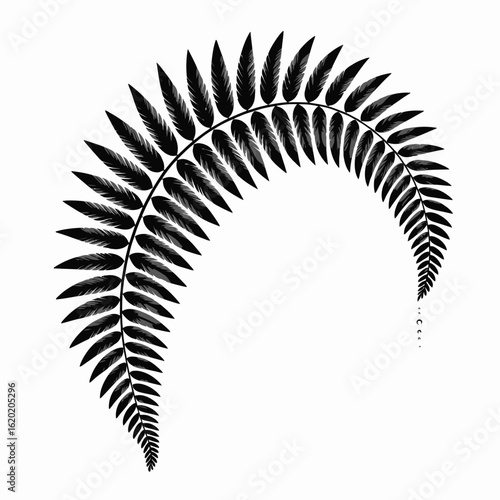 abstract leaf vector illustration