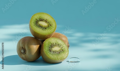 Fresh Kiwi Fruit Stack