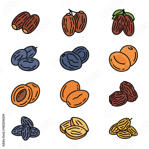 Variety of Dried Fruits