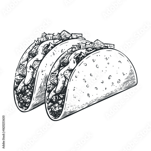 Delicious tacos with savory filling and fresh toppings for meals