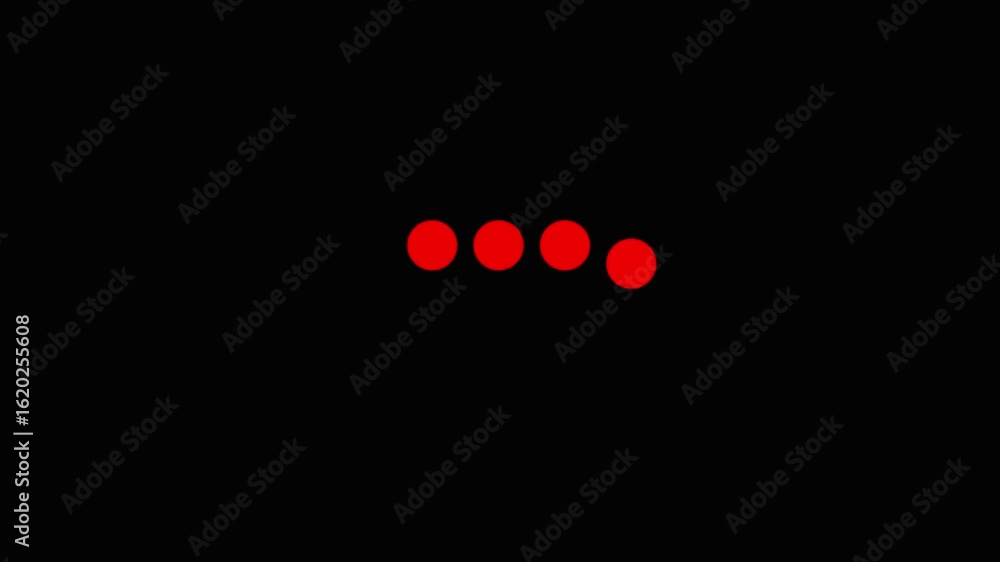 Typing loading dots on transparent background with alpha channel ...