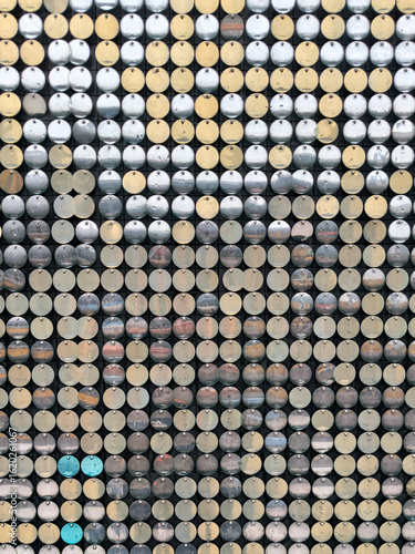 Fashion and colorful shining circle abstract background