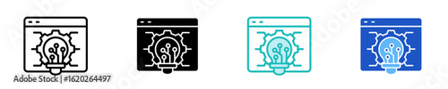 Innovation  Icon Set Multiple Style Collection

