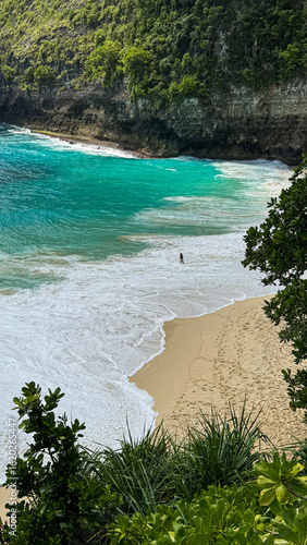 Kelingking beach in Nusa Penida, Indonesia