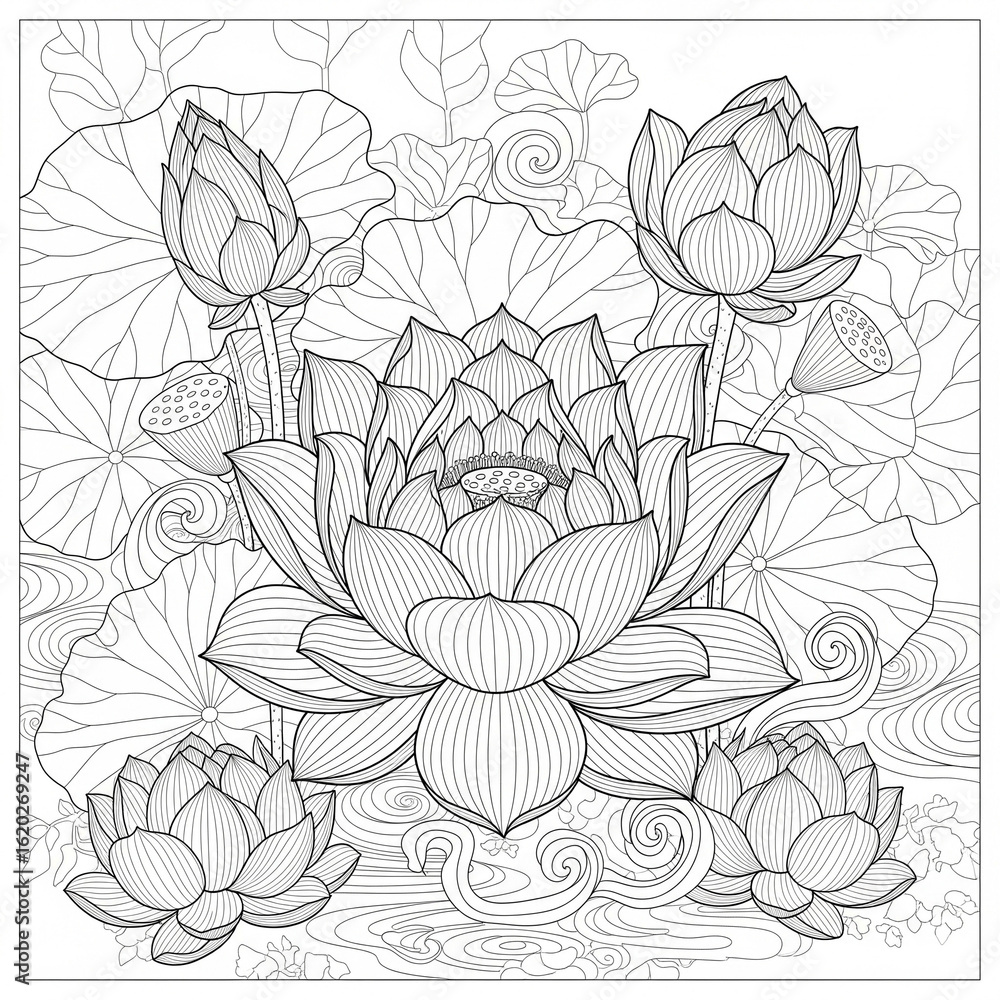 Fototapeta premium Lotus flower