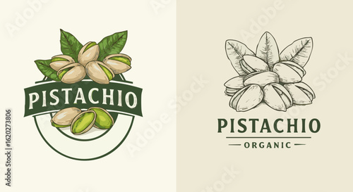 Pistachio Nut Brand Logo