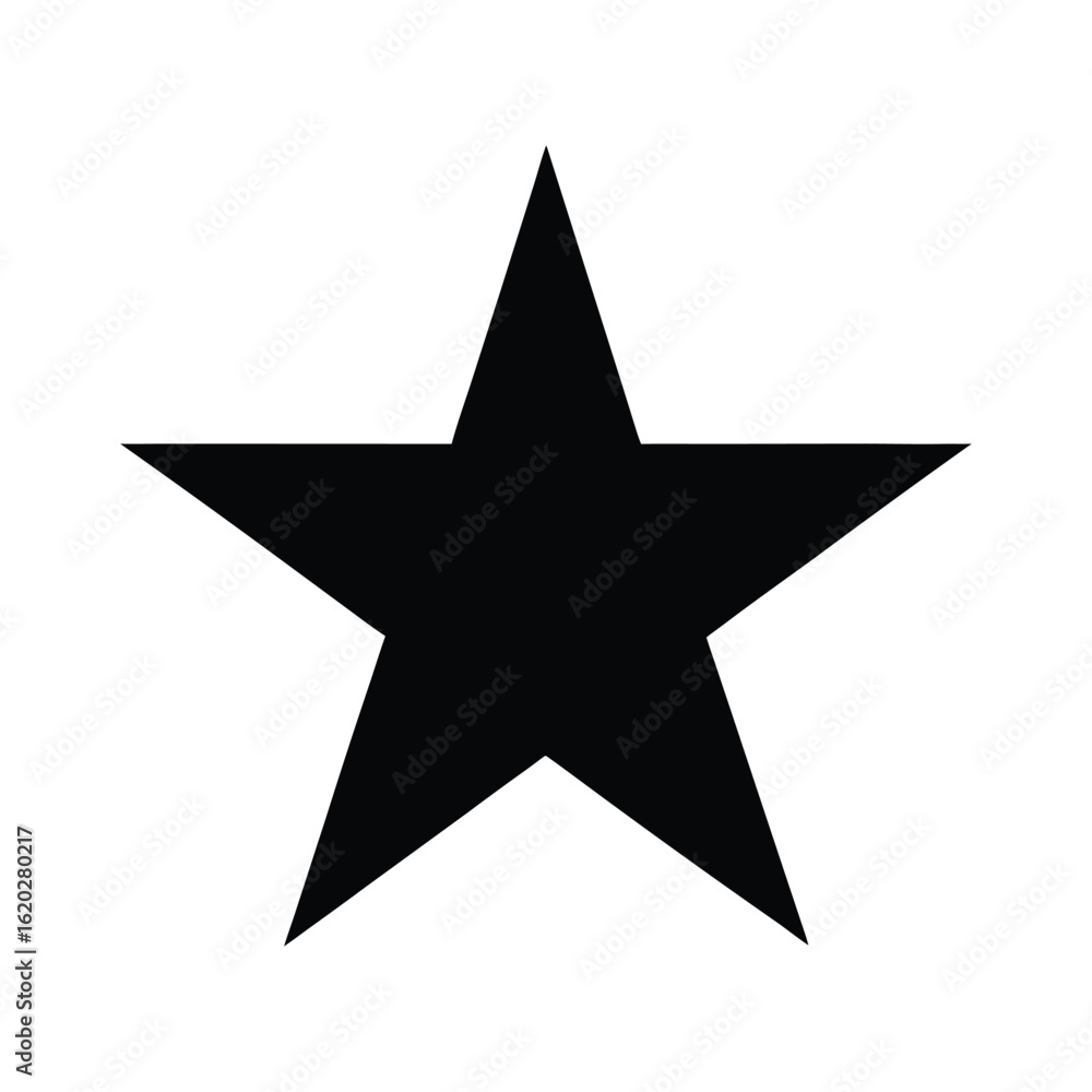 Obraz premium star icon silhouette vector