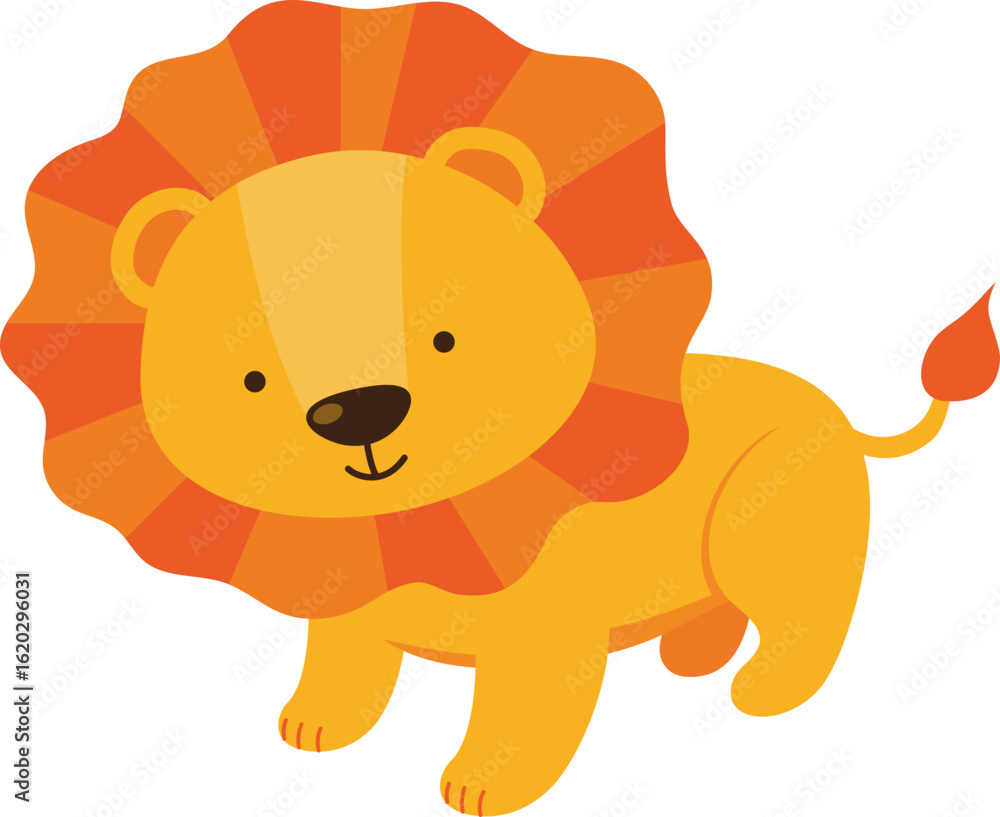 custom made wallpaper toronto digitalLion, Alphabet Animal Illustration, 사자 