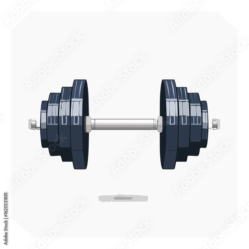 Weight lifting dumbbell strength training exercise equipment fitness gym workout