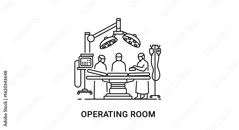 Obraz premium operation theater