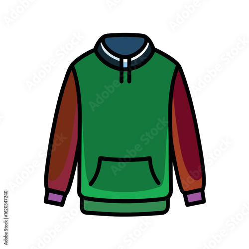 vector illustration of a sweater