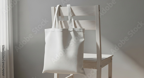 Close up shot of tote bag for mockup