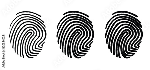 Touch-id, mobile finger print icon. Cellphone password access id verification. Fingerprint security identification. Biometric sensor. Digital, online on mobile phone or smartphone finger print secure.