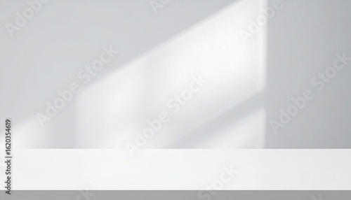 Empty room background for product placement or showcase.