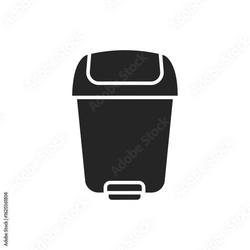 Pedal bin trash can for waste disposal