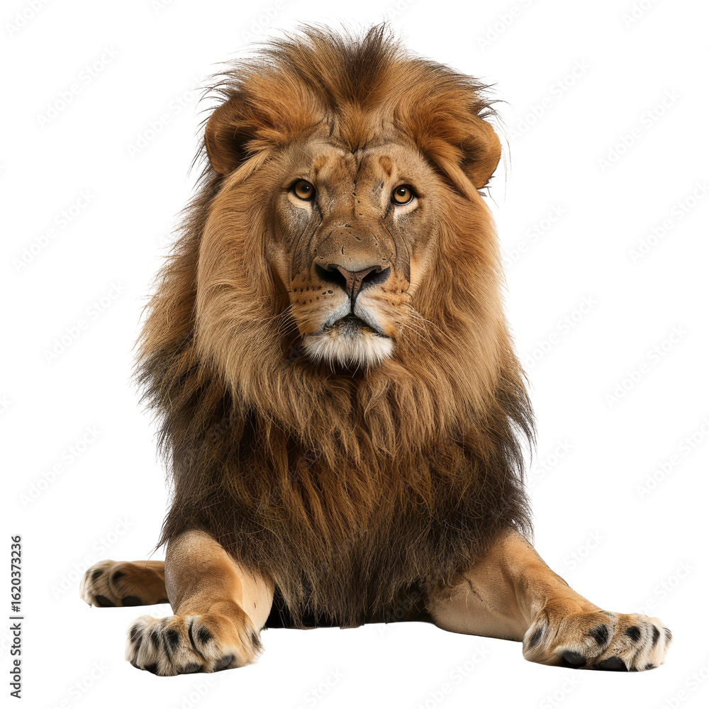 Fototapeta premium Majestic lion portrait