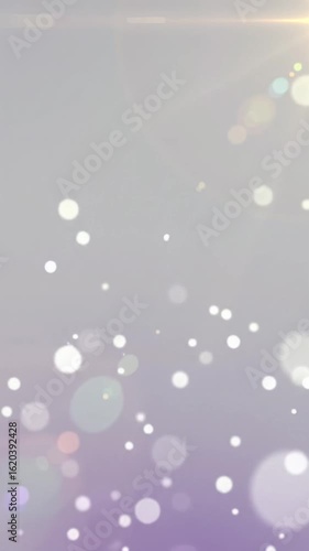 Ethereal, abstract, soft-edged light particles ascend gently against a pristine, minimalist pure white pastel background with ample copy space, featuring a dreamy bokeh and subtle lens flares,