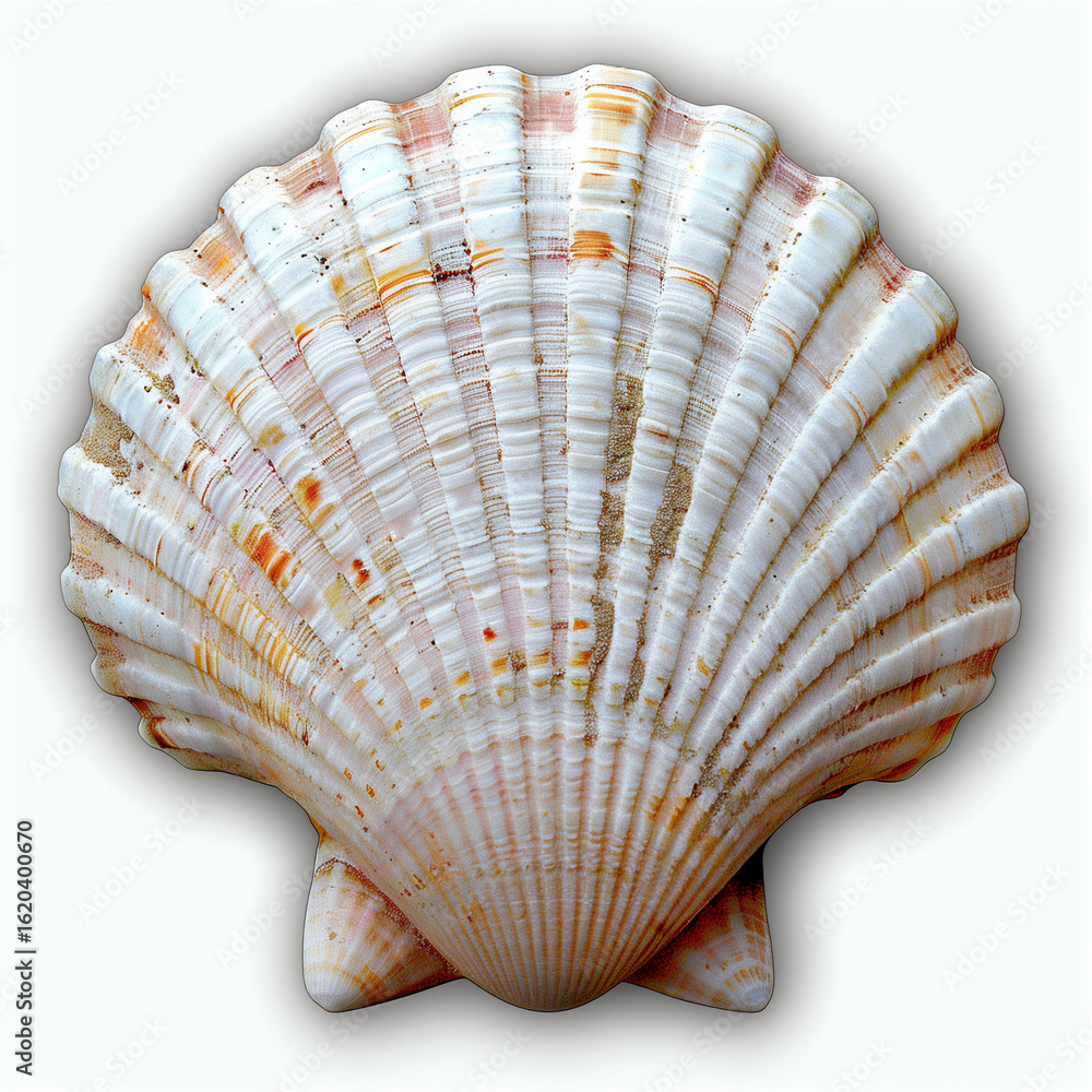 Obraz premium sea shell isolated on white