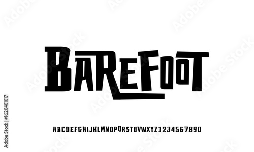 Playful cartoon Font, funky typeface for joyful brings life designs like children's artwork, birthday invitations, playful branding, and carnival