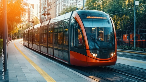 An intelligent public transport system managed by AI. © Khan